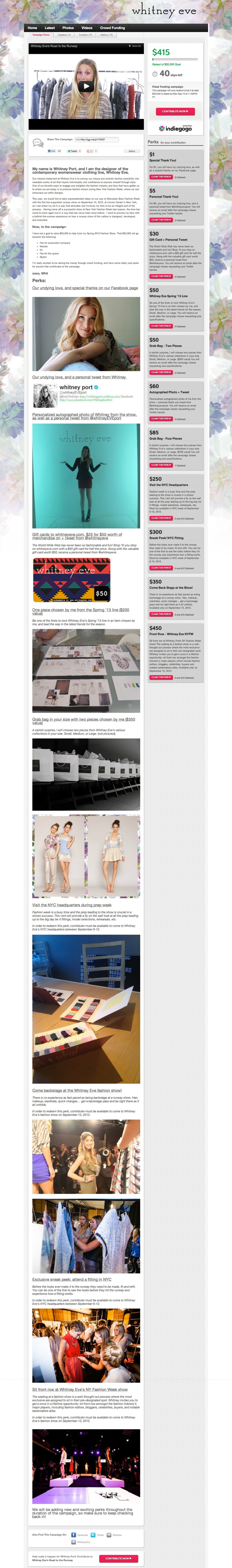 Illustration for article titled Why Is Whitney Port Asking For Money On The Internet?